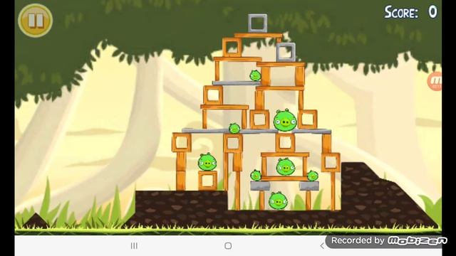 Angry Birds Free 1.2.1 iPhone Android Port Gameplay смотреть онлайн