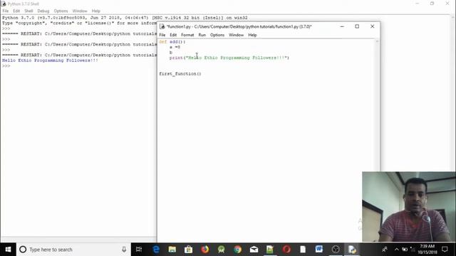 Lecture 27: Python Functions Programming Tutorial in Amharic | በአማርኛ смотреть онлайн