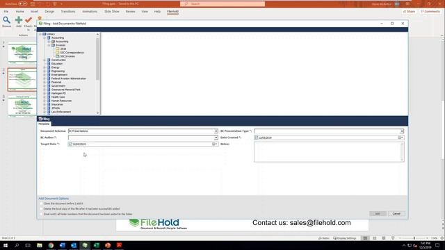 Filing Documents with FileHold Document Management Software смотреть онлайн
