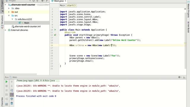 JavaFX without SceneBuilder смотреть онлайн