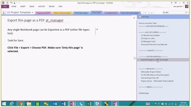 Using OneNote for managing projects смотреть онлайн