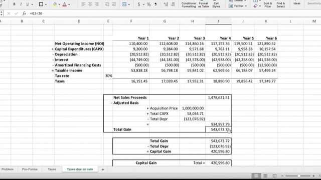 How to Calculate Tax Due on Sale | Real Estate Depreciation Recapture & Capital Gain Taxes Excel смотреть онлайн