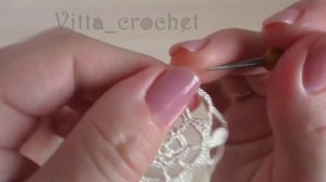 Красивый ажурный квадратный мотив крючком. Часть 1. Мастер класс.