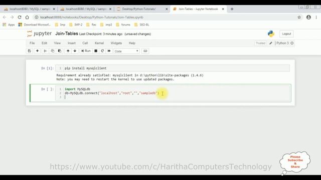 Python 3 Join Two Tables From MySQL phpMyAdmin 4.7 Database смотреть онлайн