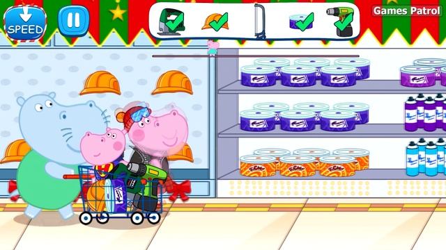 Hippo in the Supermarket ?️ Tools Shop - Episode 5 смотреть онлайн