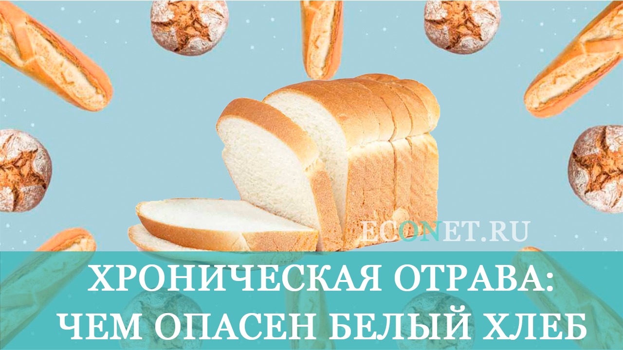 Хроническая отрава: Чем опасен белый хлеб | ECONET.RU
