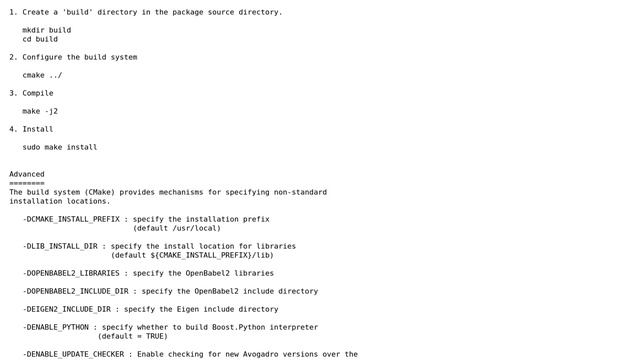 Ubuntu: How do I install Avogadro from source after receiving the error below? смотреть онлайн