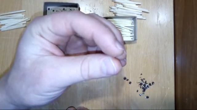 Как быстро очистить спички от серы, от серных головок. ВАРИАНТЫ! смотреть онлайн