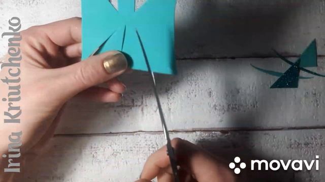 Бантик ? без шаблона за минуту. Бантик из фоамирана для украшения новогодних композиций. смотреть онлайн
