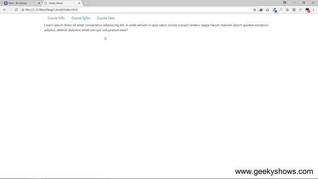 Tab with Their Contents in Bootstrap (Hindi) смотреть онлайн