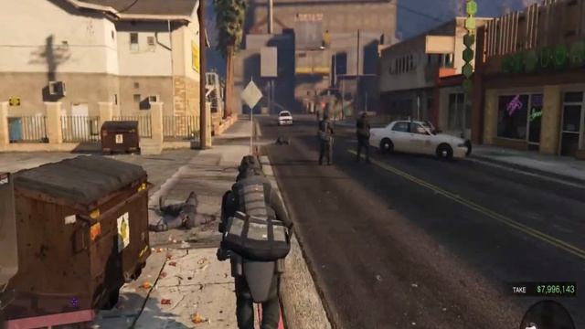 GTA 5 - Mission: The Paleto Score Heist - Looting Bank - Michael, Franklin And Trevor - Gameplay