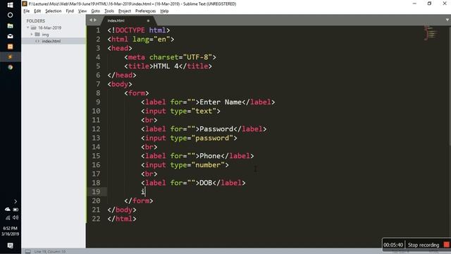 HTML5 Tutorial For Beginners Using Sublime Text 3 - part 9 - Let's Get Started смотреть онлайн