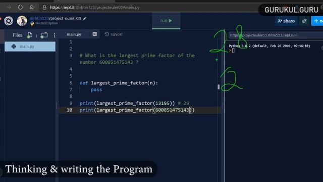 Project Euler Problem 3 - Largest prime factor | The Learning Setu смотреть онлайн