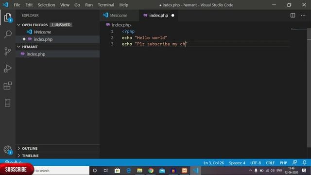 Tutorial #1 - Making our first website using php| lesson for beginners in hindi смотреть онлайн