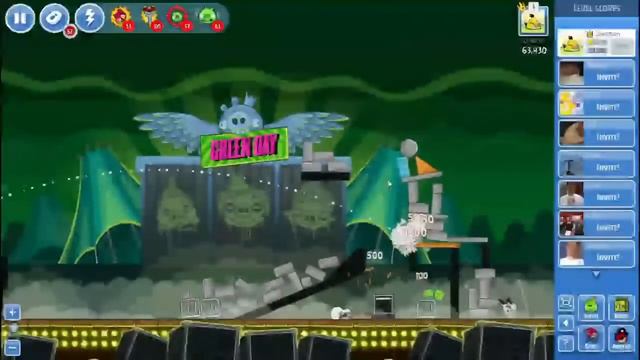 Angry Birds Friends - Green Day Level 5 Walkthrough 3 Stars смотреть онлайн