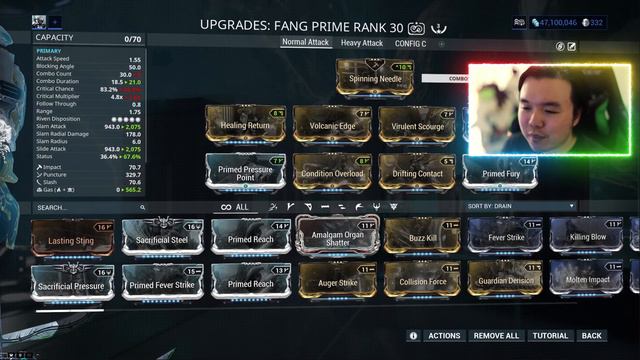 In-Depth: Fang Prime - Normal and Heavy attack builds | WarFrame gameplay смотреть онлайн