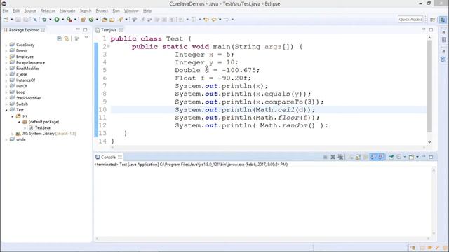 Java - Numbers Class смотреть онлайн