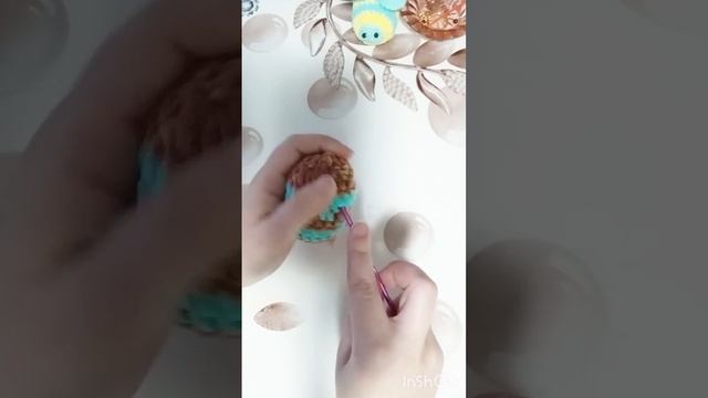МК Пчелка брелок крючком! #брелок #вязаныеигрушки #игрушкикрючком смотреть онлайн
