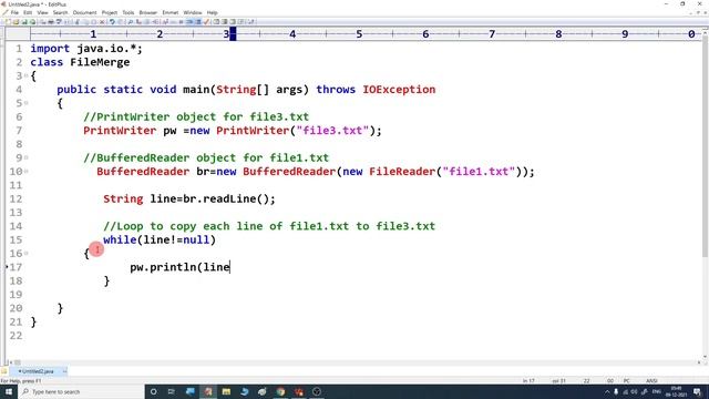 java how to merge two .txt files into one | java program to merge a data from two files into a thir смотреть онлайн