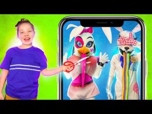 ФРЕДДИ ГЛЭМРОК ФНАФ ПОВТОРЯЕТ ТИК ТОК! Секьюрити Бритч АНИМАТРОНИКИ в реальной жизни!