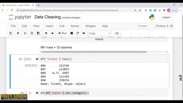 9) Data Cleaning Tutorial | Cleaning Data with Python and Pandas | Python Pandas Tutorial смотреть онлайн