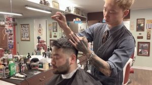 ?ASMR Classic Haircut by Barber Kyle | Scott Barbershop