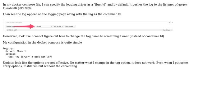 DevOps & SysAdmins: How to specify the log tag from docker compose on google logging? смотреть онлайн