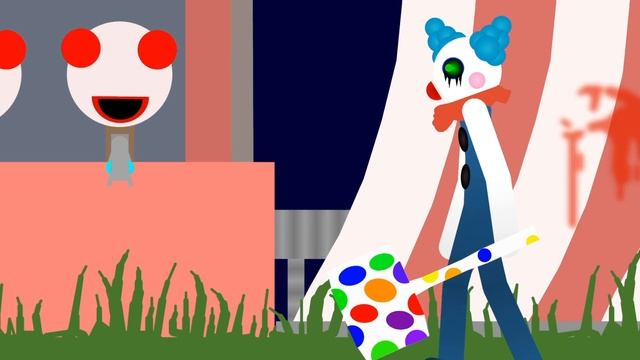 Foxy V.S Clowny (Roblox Piggy) [Battle] | Sticknodes Pro Animation смотреть онлайн