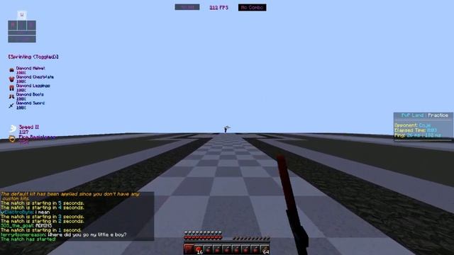 Minecraft PvP: IP: PVP.LAND/POTPVP SERVER смотреть онлайн
