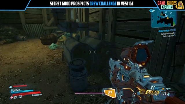 Borderlands 3 Bounty Of Blood DLC Sherif's Office Good Prospects Crew Challenge Location смотреть онлайн
