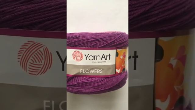 Подробный обзор пряжи YarnArt Flowers(Хлопок с полиакрилом секционного крашения) №290 смотреть онлайн