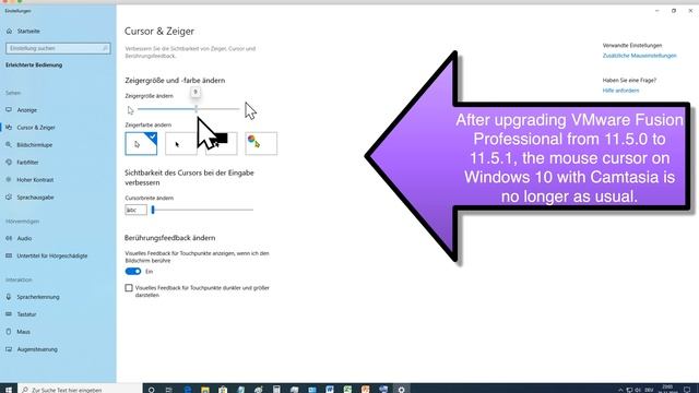 Tutorial: Problem with Mouse Cursor with VMware Fusion 11.5.1 on Windows смотреть онлайн