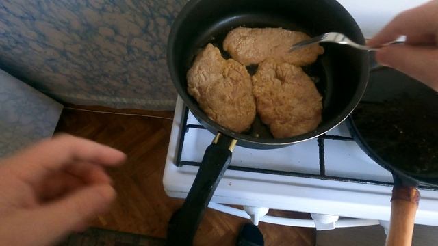 Жницель из куриной грудки!