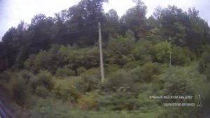 Рузаевка - Инза - Ульяновск из окна поезда (РЖД, 2018 год)