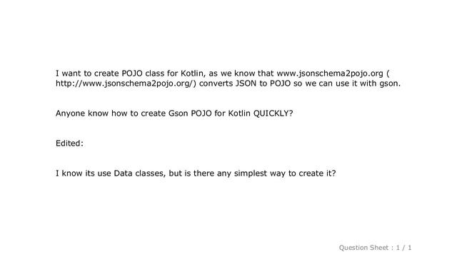 Android : Create POJO Class for Kotlin смотреть онлайн