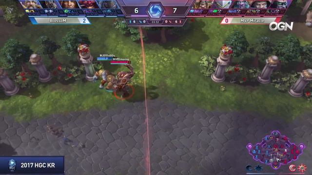 HGC KR - Phase 2 Part 1 - Game 3 - BlossoM v MVP Miracle смотреть онлайн