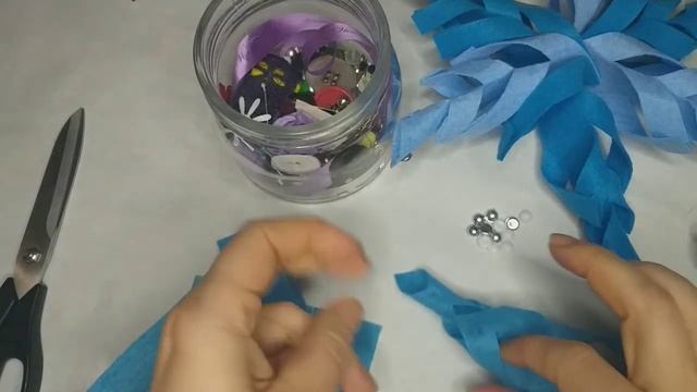 Снежинка из фетра смотреть онлайн