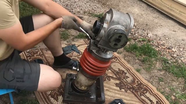 Замена пружин на виброноге Tss часть 2 смотреть онлайн