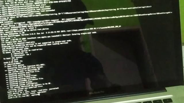 Lupa Password - Reset Macbook Password Via User Single Mode (A1286)