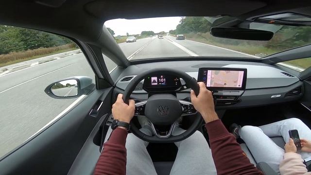2021 Electric VOLKSWAGEN ID.3 | POV Test Drive #008 смотреть онлайн