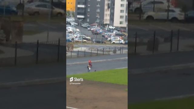 Парнишка на мопеде учится на козла вставать #Shorts смотреть онлайн