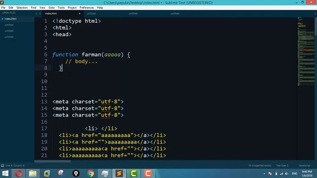 Using snippets in Code in Sublime Text смотреть онлайн