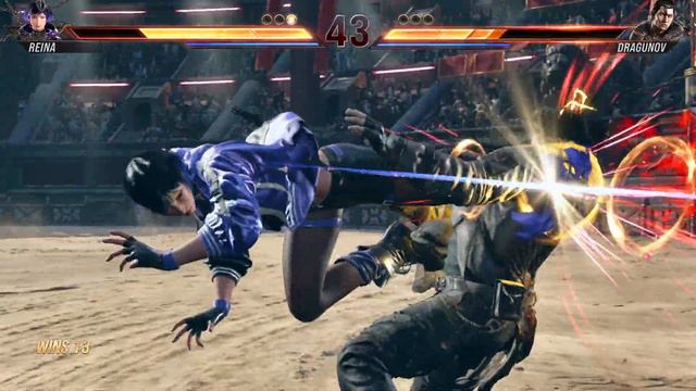 Tekken 8 Gameplay Reina VS Dragunov смотреть онлайн