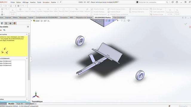 Solidworks - Module Tôlerie (Sheet Metal) - Introduction à la vue éclatée смотреть онлайн