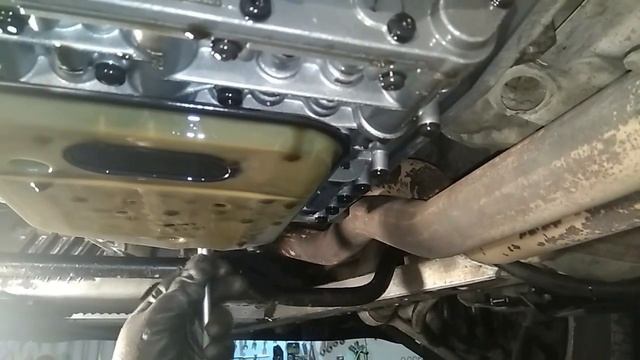 BMW E39 замена масло в АКПП фильтр 1997 M52 5HP-18 5 series смотреть онлайн