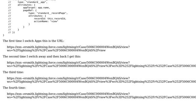 Salesforce: Switching Console Apps generates a Bad Message 414 reason: URI Too Long смотреть онлайн