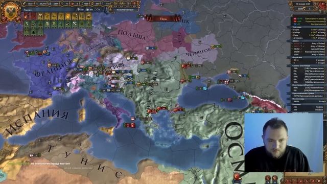 ЖЕСТКАЯ ЗАРУБА С ОСМАНАМИ - Europa Universalis 4 #6