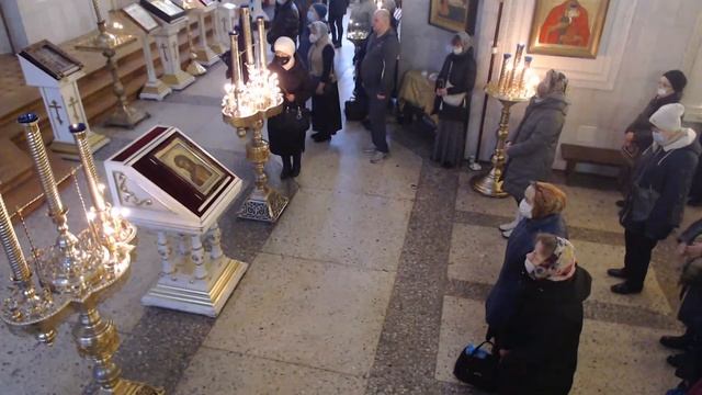 Великое повечерие. Канон прп. Андрея Критского. Трансляция 15 марта 2021 смотреть онлайн