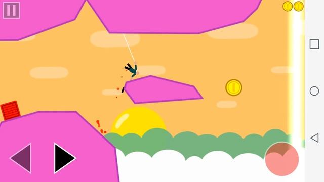 Hanger World - Rope Swing GamePlay Android смотреть онлайн
