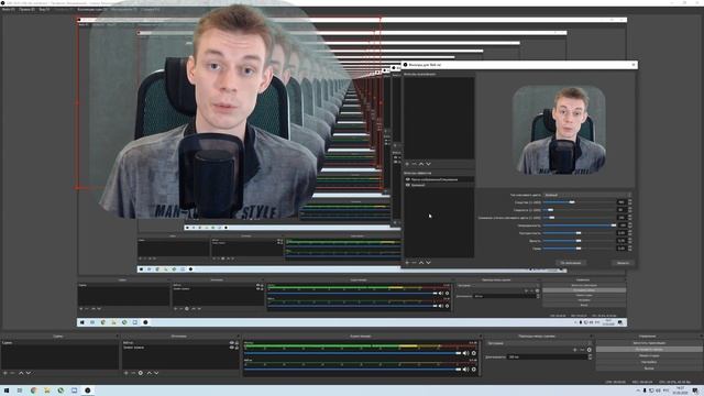 OBS настройка веб камеры + хромакей смотреть онлайн